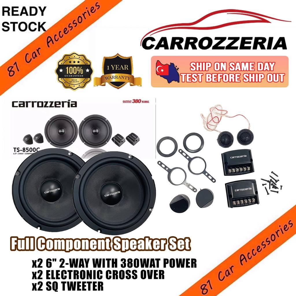 81] 100% Original Carrozzeria inch Way Component Speaker TS